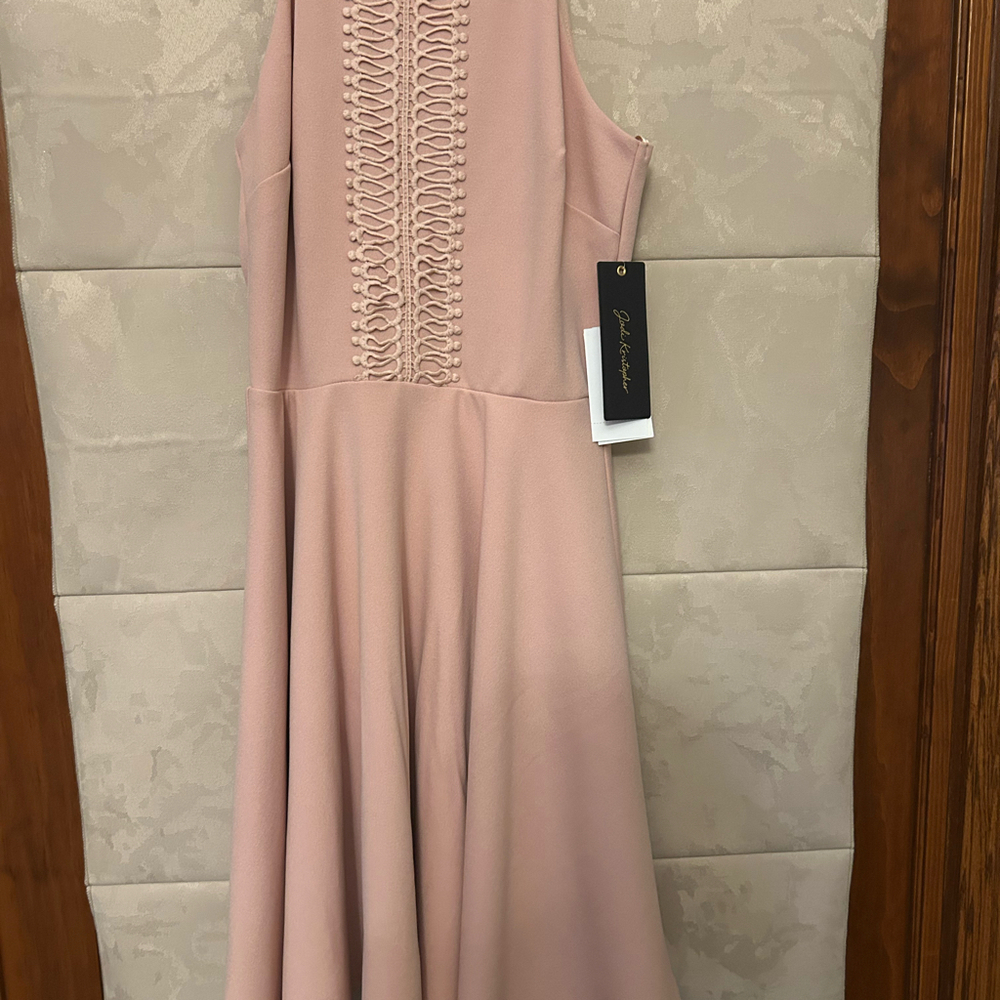 Jodi Kristopher  Dusty Rose dress SZ 1 NWT